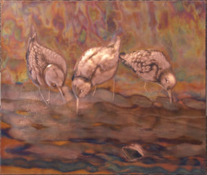 Copper Large Three Sanderlings