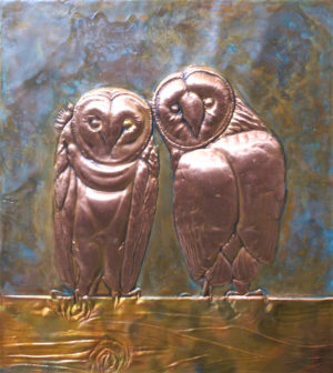 Copper Two Barn Owls