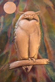 Copper Fish Owl