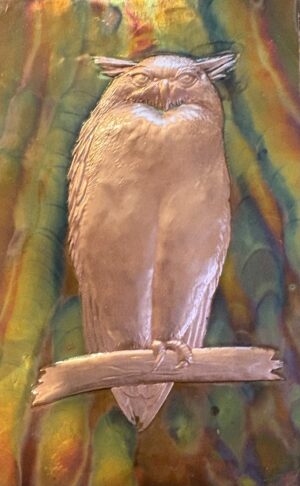 Copper Fish Owl
